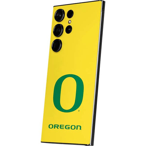 University of Oregon Mesh Yellow Galaxy S25 Ultra Skin